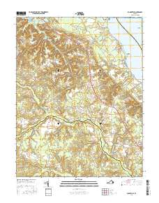 Dunnsville 2016 topographic map thumbnail