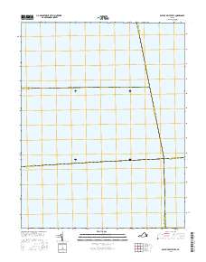 East of Deltaville 2016 topographic map thumbnail