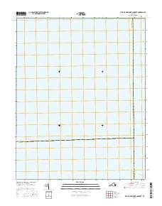 East of New Point Comfort 2016 topographic map thumbnail