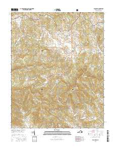 Elk Creek 2016 topographic map thumbnail