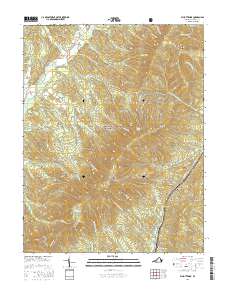 Elliott Knob 2016 topographic map thumbnail