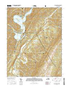 Falling Spring 2016 topographic map thumbnail