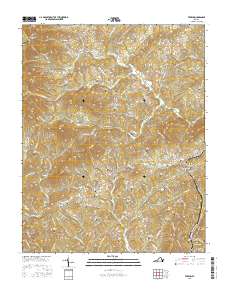 Ferrum 2016 topographic map thumbnail