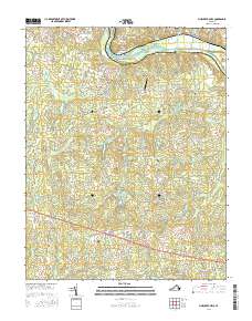 Fine Creek Mills 2016 topographic map thumbnail