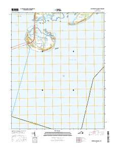 Fishermans Island 2016 topographic map thumbnail