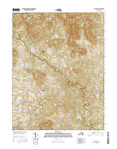 Flint Hill 2016 topographic map thumbnail