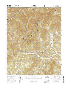 Forks of Buffalo 2016 topographic map thumbnail