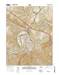 Front Royal 2016 topographic map thumbnail