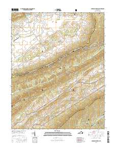 Garden Mountain 2016 topographic map thumbnail