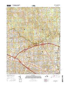 Glen Allen 2016 topographic map thumbnail