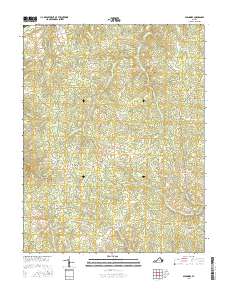 Glenmore 2016 topographic map thumbnail