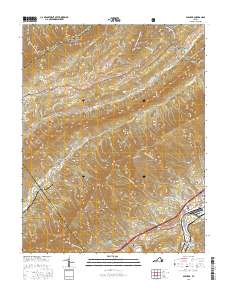 Glenvar 2016 topographic map thumbnail