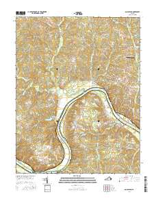 Goochland 2016 topographic map thumbnail