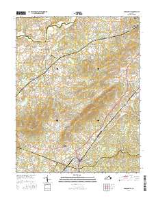 Gordonsville 2016 topographic map thumbnail