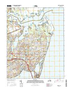 Hampton 2016 topographic map thumbnail