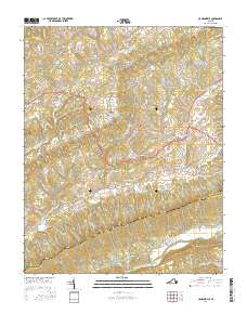 Hansonville 2016 topographic map thumbnail