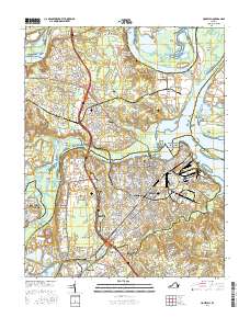 Hopewell 2016 topographic map thumbnail