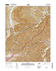 Ironto 2016 topographic map thumbnail