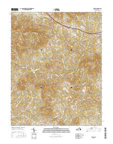 Irving 2016 topographic map thumbnail