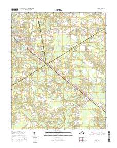 Ivor 2016 topographic map thumbnail
