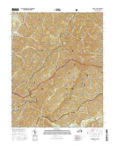 Jerrys Run 2016 topographic map thumbnail