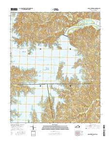 John H Kerr Dam 2016 topographic map thumbnail