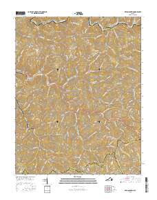 Keen Mountain 2016 topographic map thumbnail