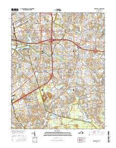 Kempsville 2016 topographic map thumbnail