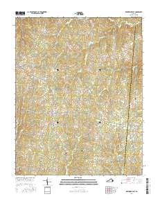 Kenbridge East 2016 topographic map thumbnail