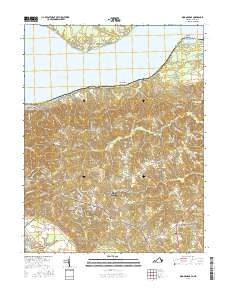 King George 2016 topographic map thumbnail