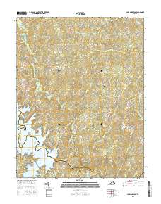 Lake Anna East 2016 topographic map thumbnail