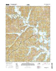 Lake Anna West 2016 topographic map thumbnail