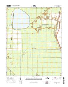 Lake Drummond 2016 topographic map thumbnail