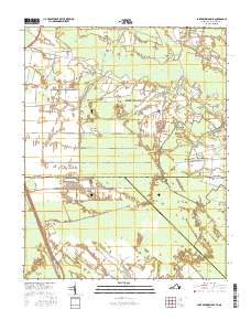 Lake Drummond SE 2016 topographic map thumbnail