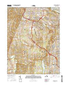 Leesburg 2016 topographic map thumbnail