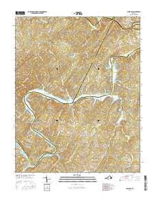 Leesville 2016 topographic map thumbnail