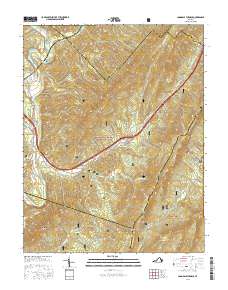 Longdale Furnace 2016 topographic map thumbnail