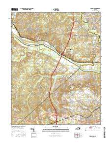 Midlothian 2016 topographic map thumbnail