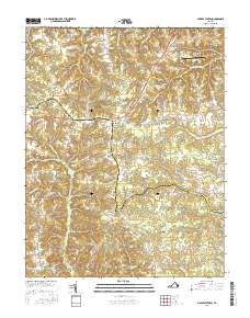 Millers Tavern 2016 topographic map thumbnail