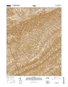 Moll Creek 2016 topographic map thumbnail
