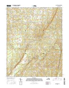 Mount Airy 2016 topographic map thumbnail