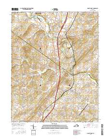 Mount Sidney 2016 topographic map thumbnail