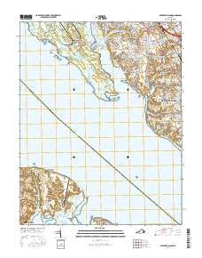 Mulberry Island 2016 topographic map thumbnail