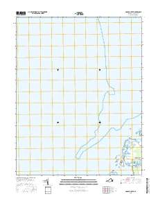 Nandua Creek 2016 topographic map thumbnail