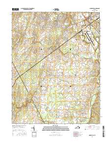 Nokesville 2016 topographic map thumbnail
