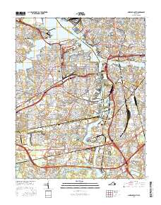 Norfolk South 2016 topographic map thumbnail