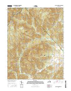Old Rag Mountain 2016 topographic map thumbnail