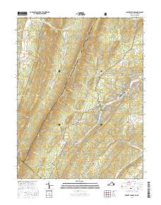 Orkney Springs 2016 topographic map thumbnail