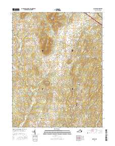 Orlean 2016 topographic map preview