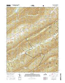 Paint Bank 2016 topographic map thumbnail